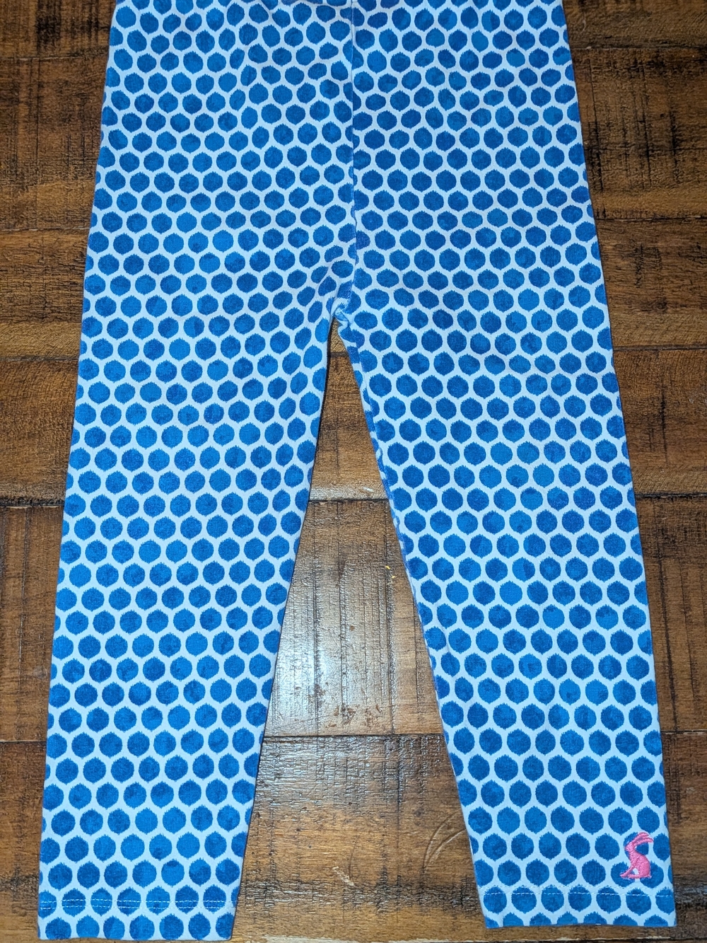 Joules Baby 18-24m Blue Honeycomb Print Leggings, NWOT